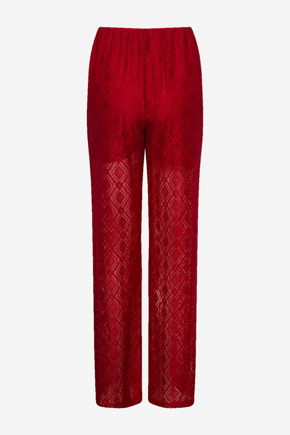 Texas Lace Pants Red