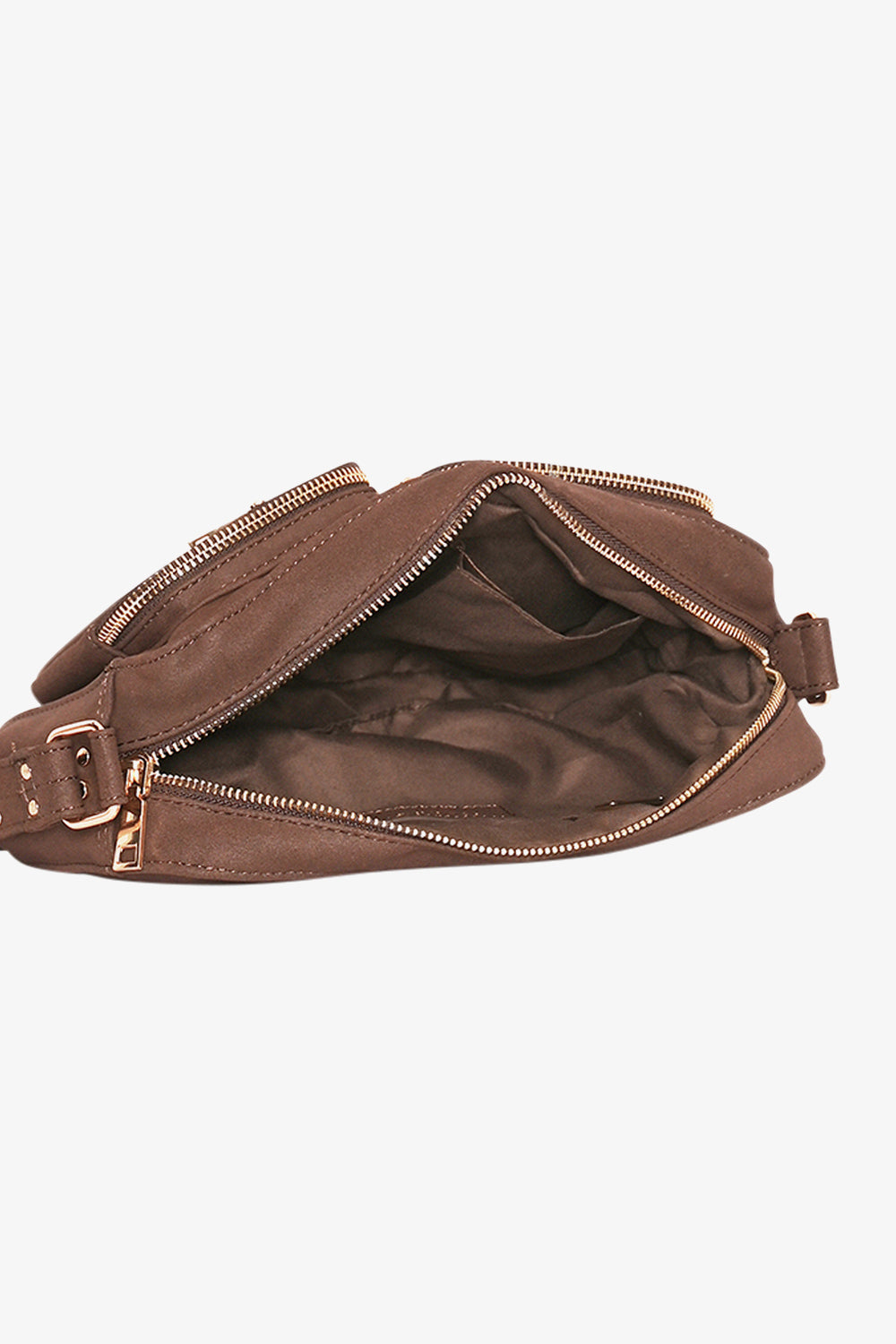 Celina Bag w. Gold Dark Brown