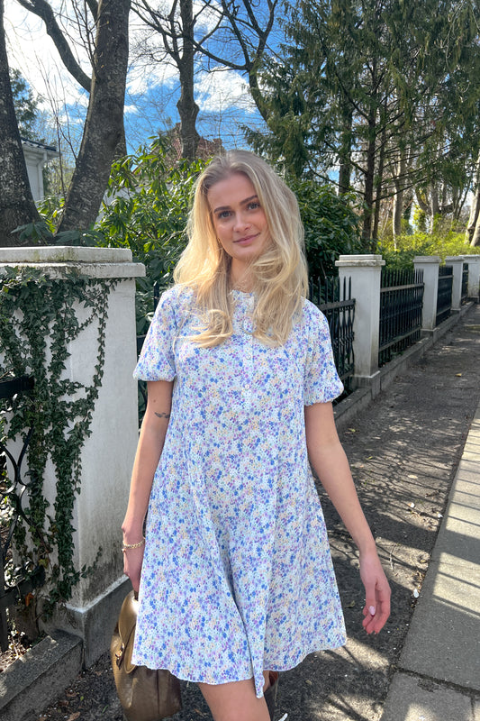Antwerpen Mae Short Dress Lilac Mix