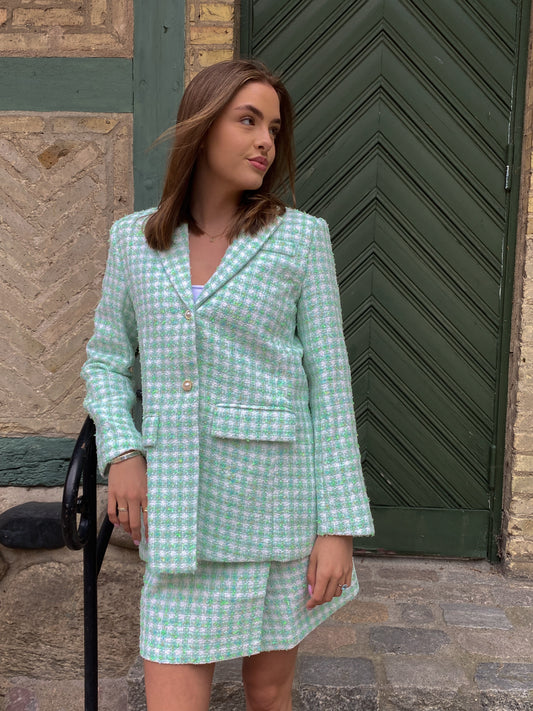 Jasmine Loose Blazer Lime Mix