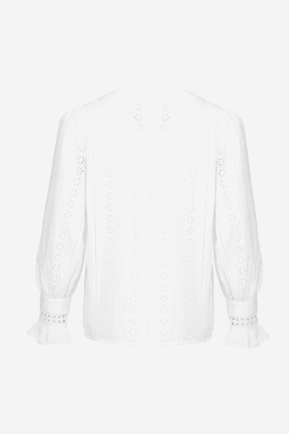 Darling Embrodery Shirt Cotton White