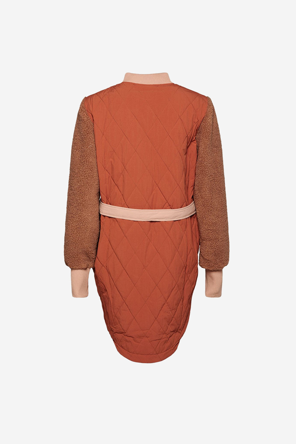 Esme Pile Jacket Terracotta Mix