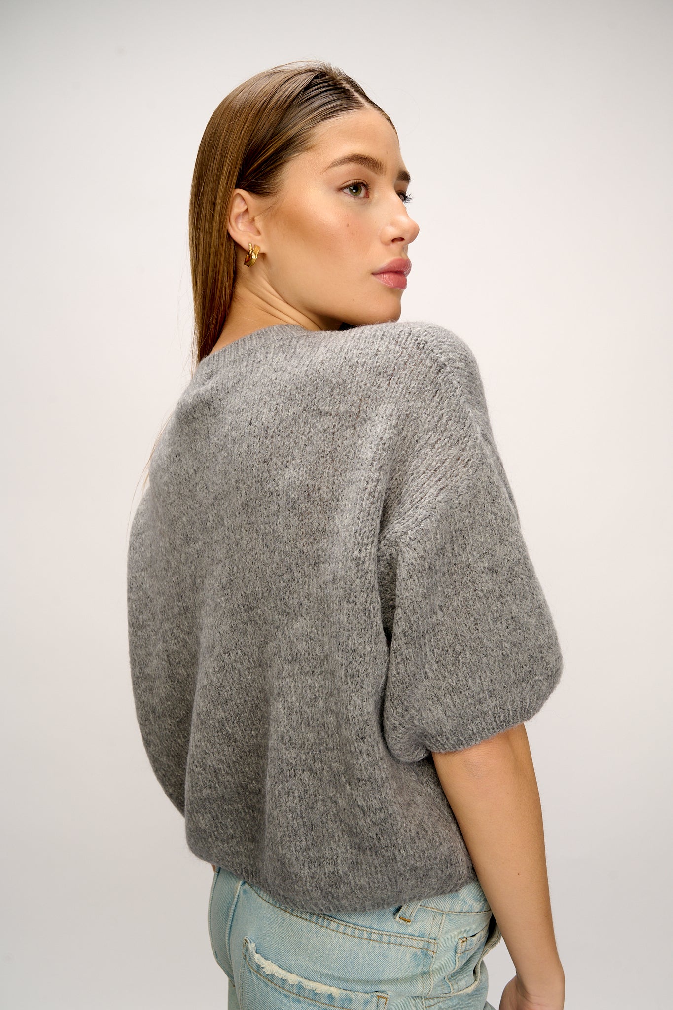 Mimi Knit Jumper Grey