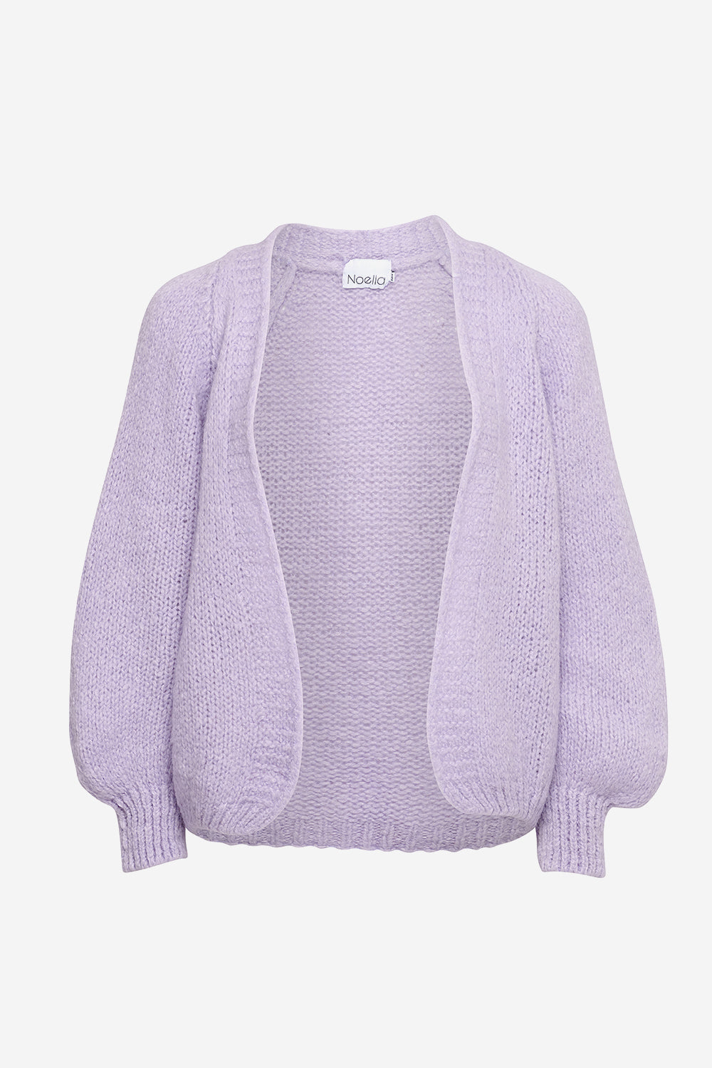 Noellas Fora Knit Cardigan Pale Lavender. Køb Cardigans hos www.noellafashion.dk