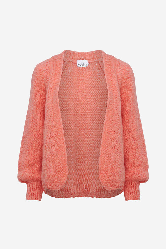 Noellas Fora Knit Cardigan Peach. Køb Cardigans hos www.noellafashion.dk