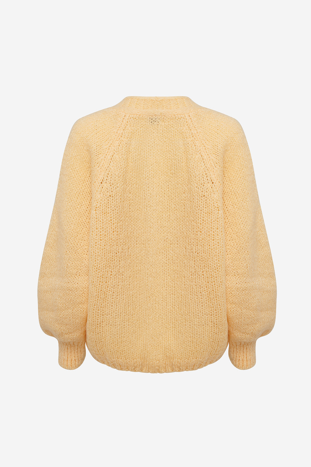 Fora Knit Cardigan Yellow Melange