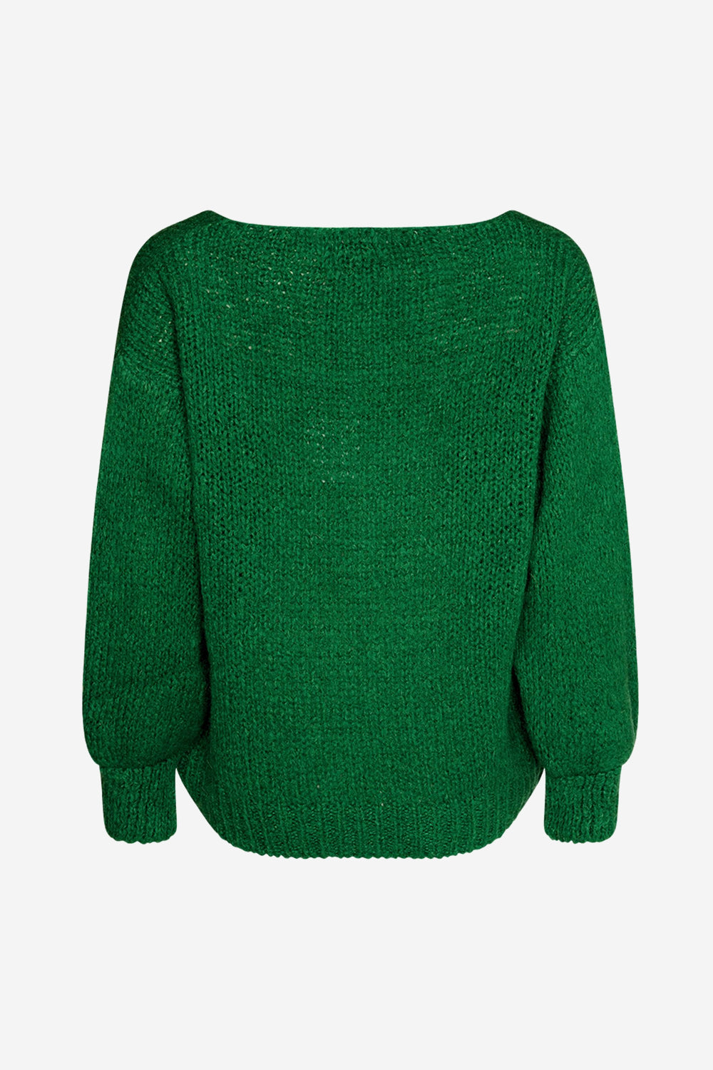 Fora Knit V-neck Sweater Green