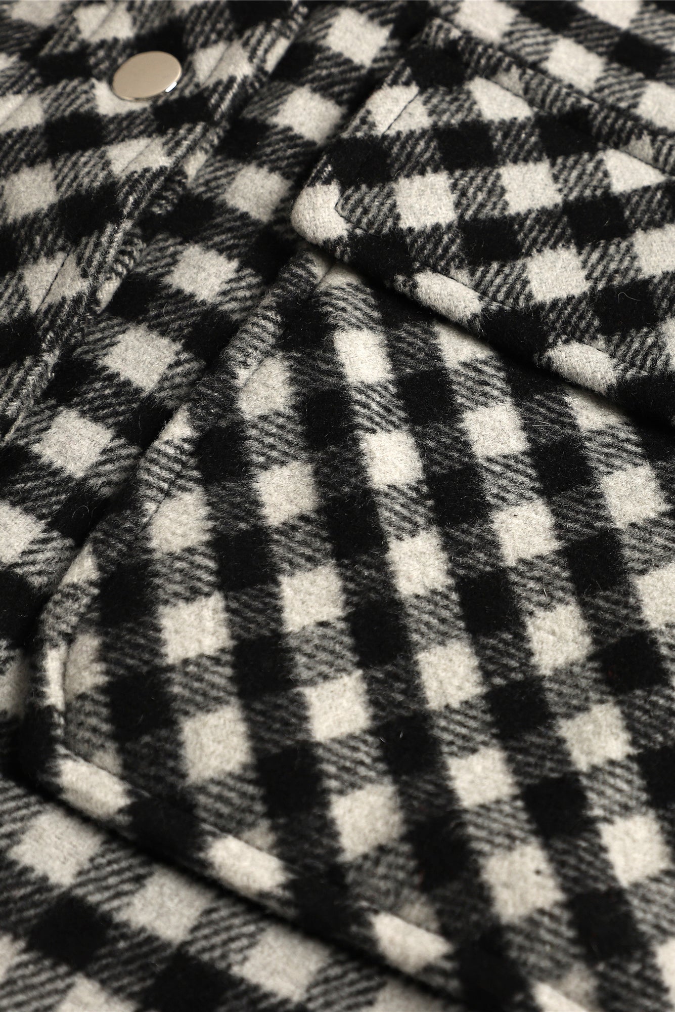 Saint Jacket Wool Black/white Checks