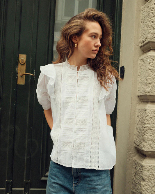 Keshondra Blouse White