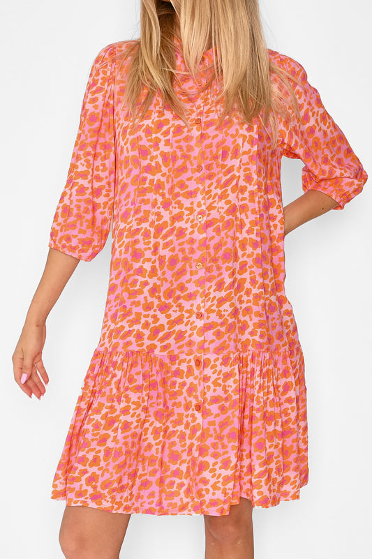 Imogene sh. Dress Orange Mix