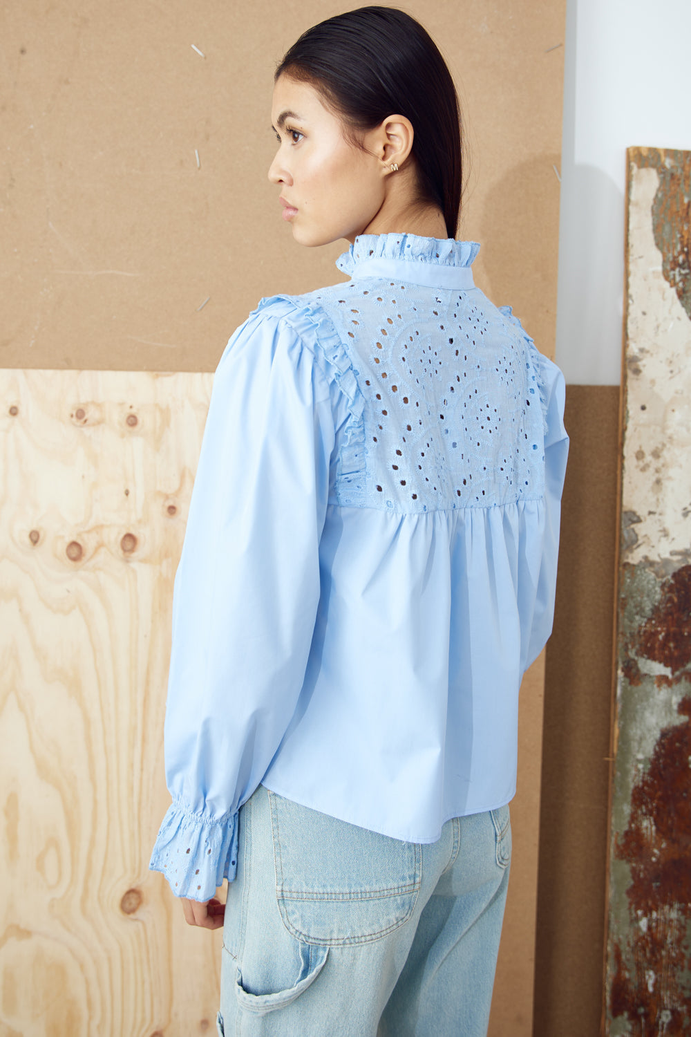 Jaelynn Blouse Light Blue