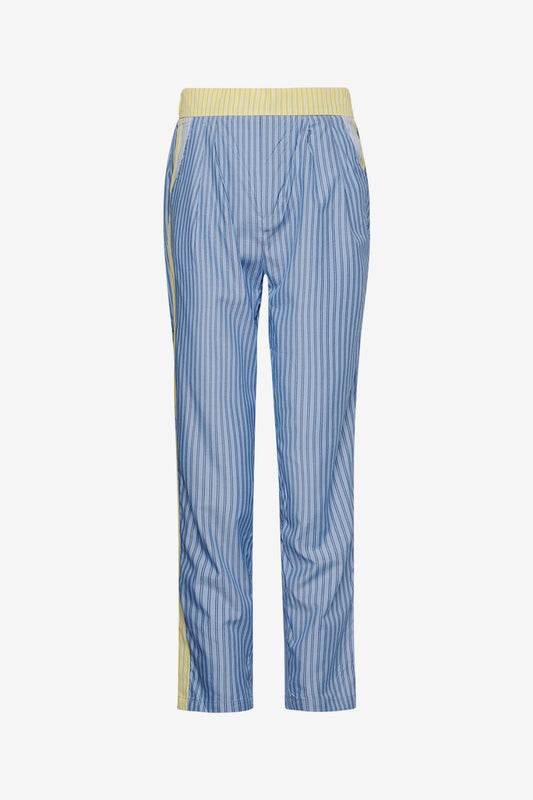 Jeanette Pants Poplin Stripe Mix