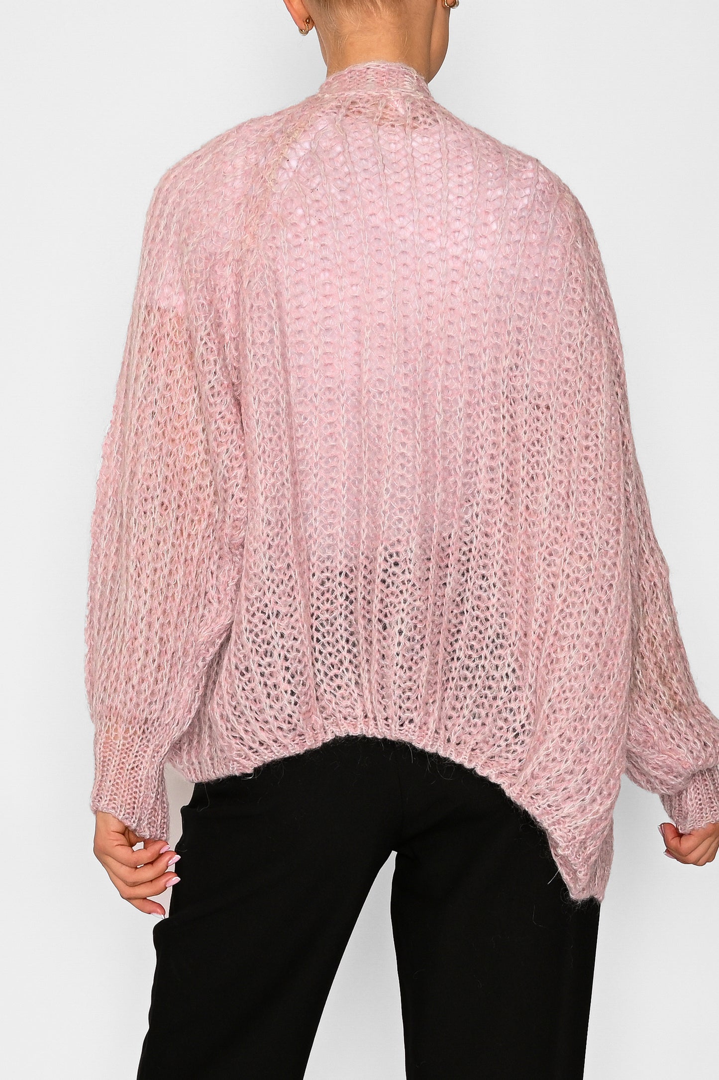 Joseph Knit Cardigan Rose Mix