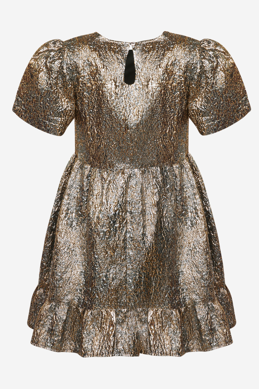 Maine Taylor Dress Silver/gold Mix