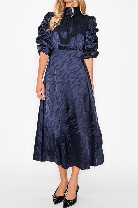 Leo Long Dress Navy