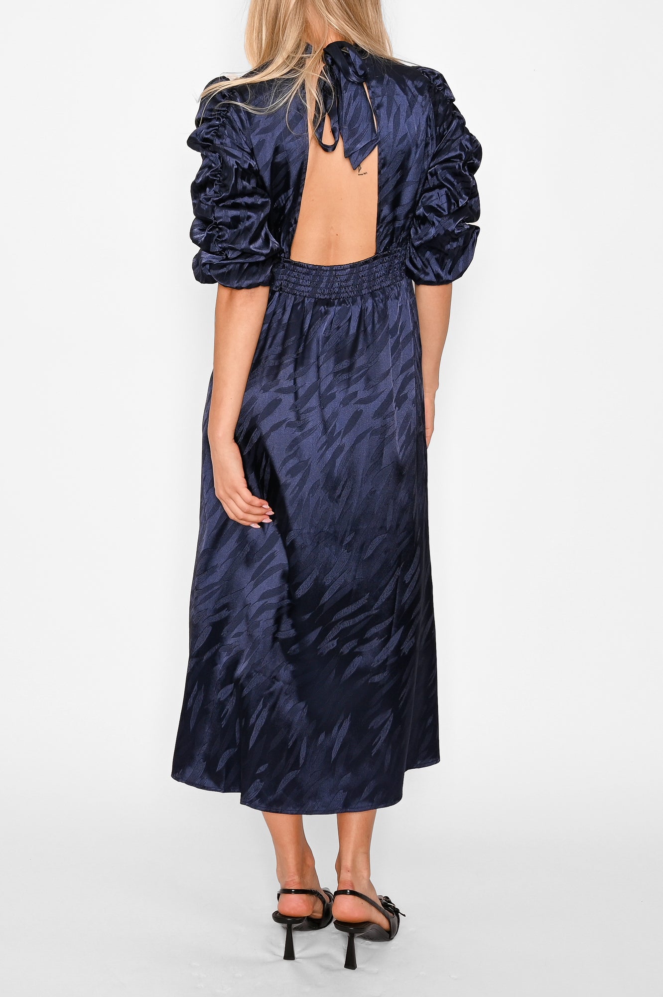 Leo Long Dress Navy