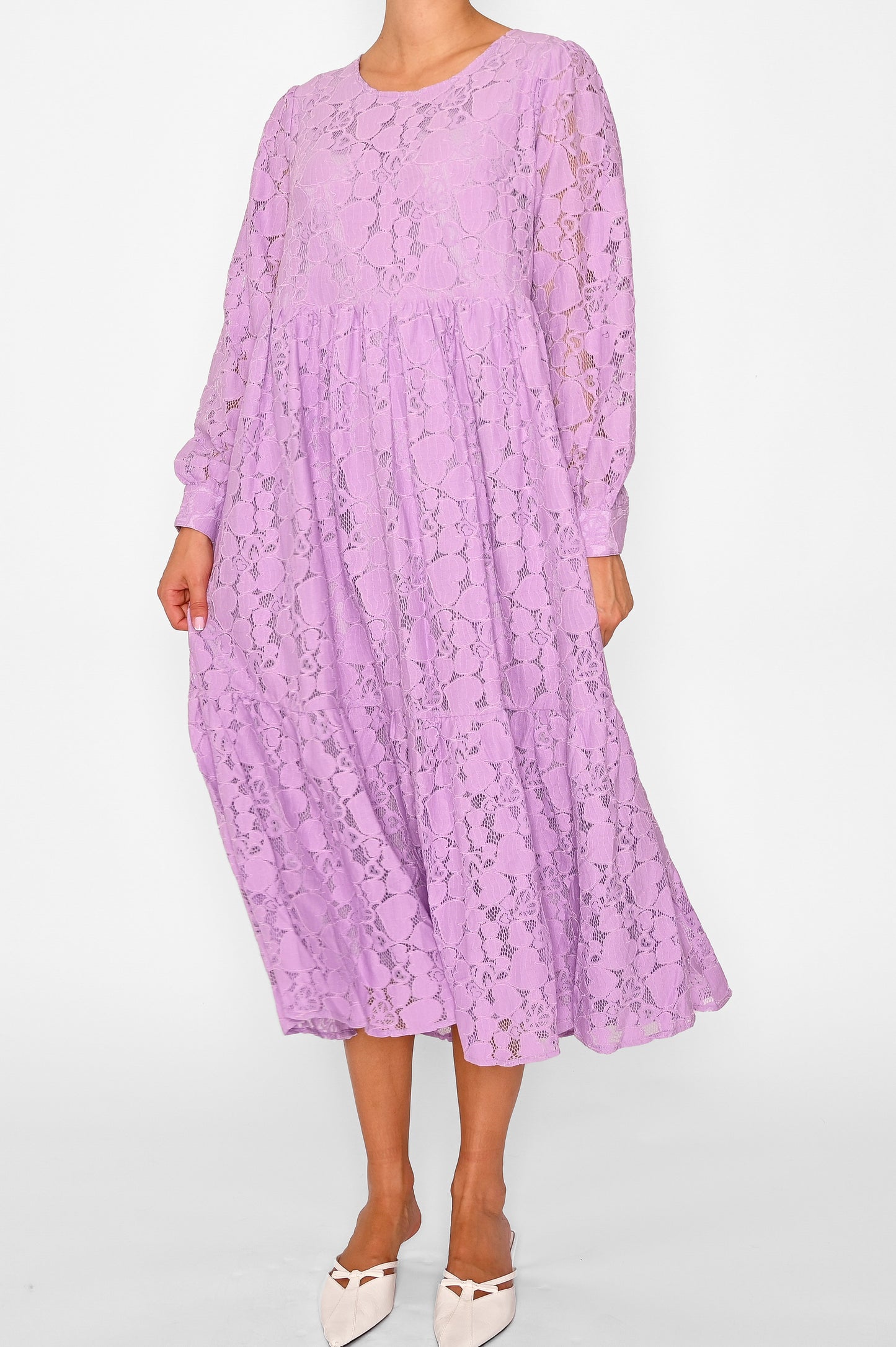 Macenna Long Dress Soft Purple