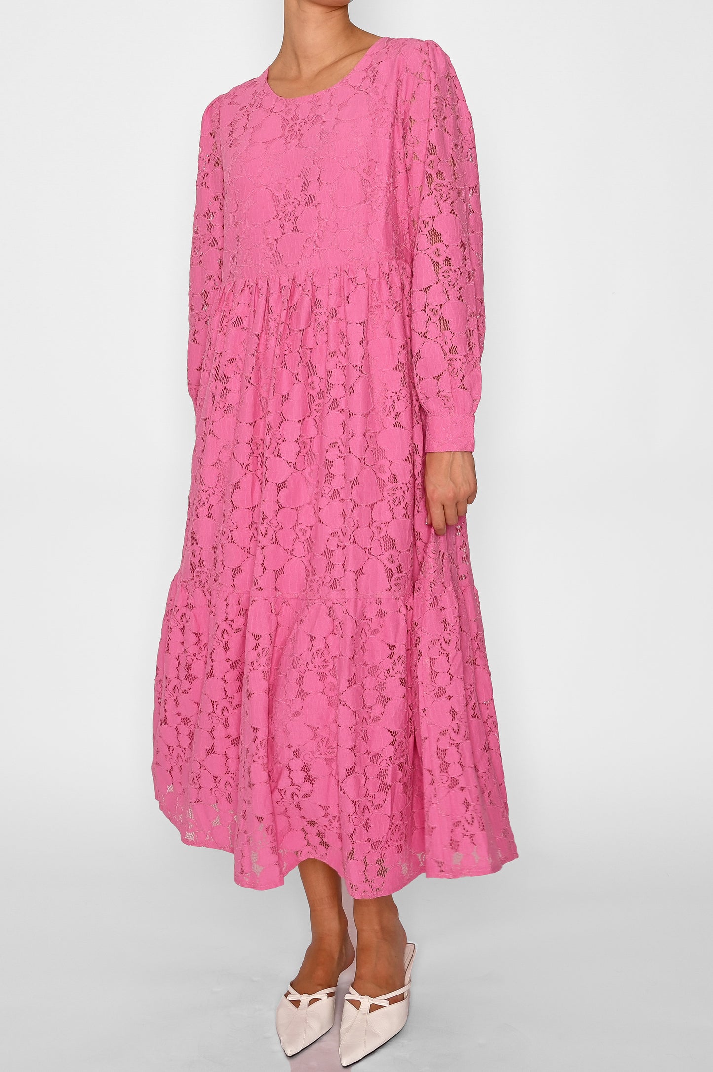 Macenna Long Dress Candy pink