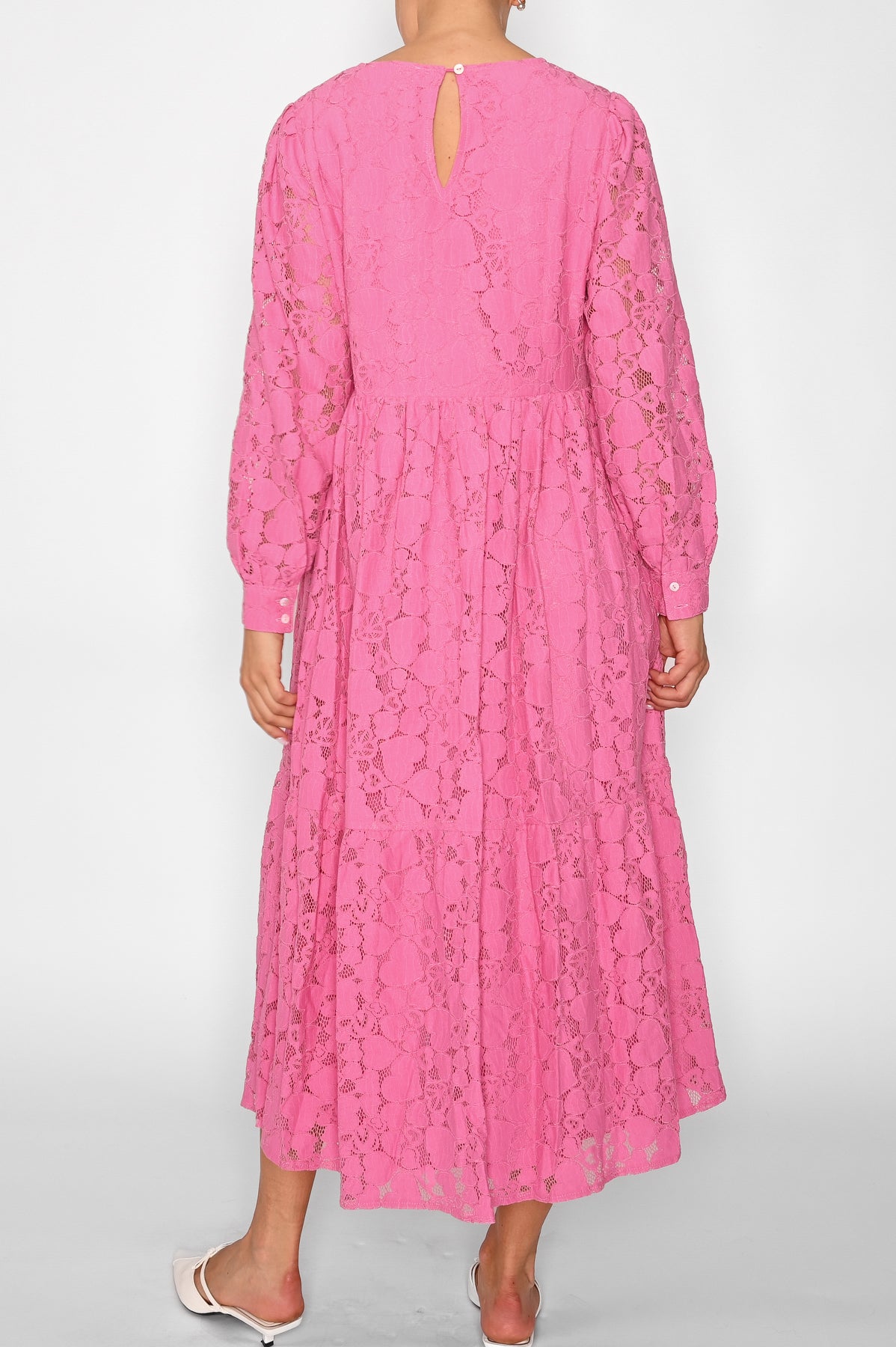 Macenna Long Dress Candy pink