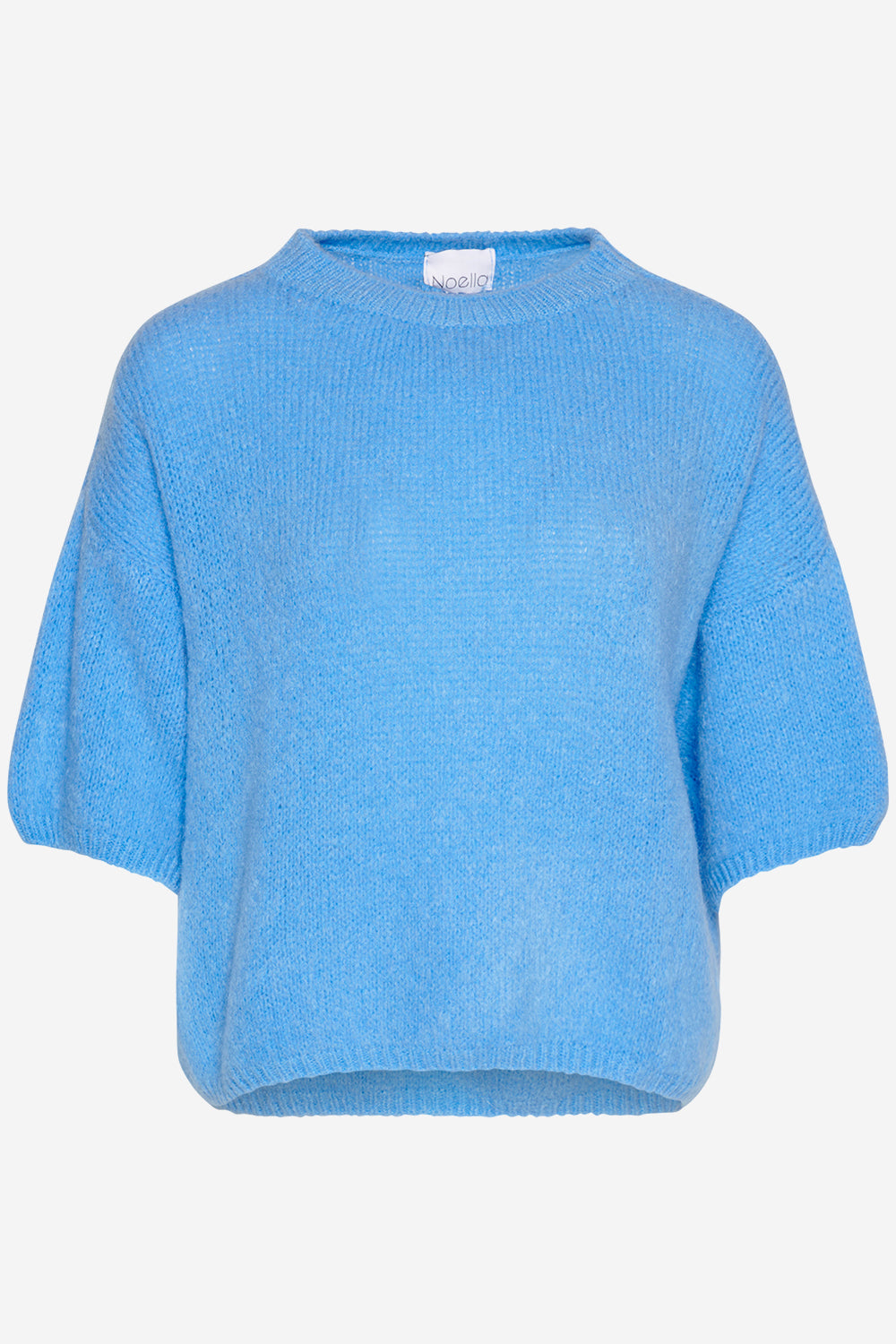 Noellas Mimi Knit Jumper Sky blue. Køb Striktrøjer hos www.noellafashion.dk