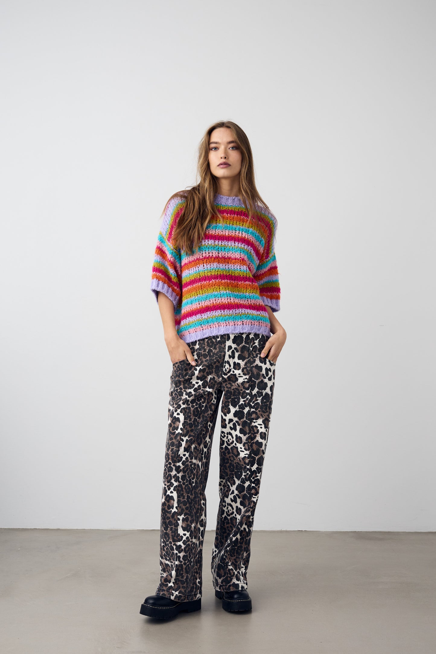 Mimi Knit Rainbow Combo