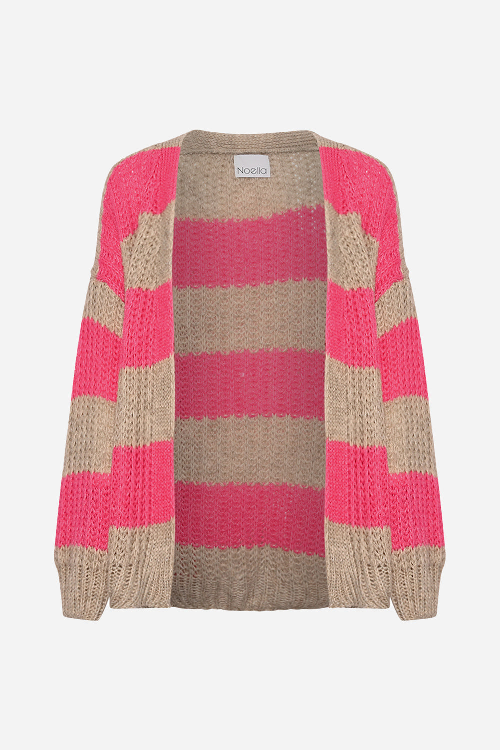 Lily Knit Cardigan Clementine stripe