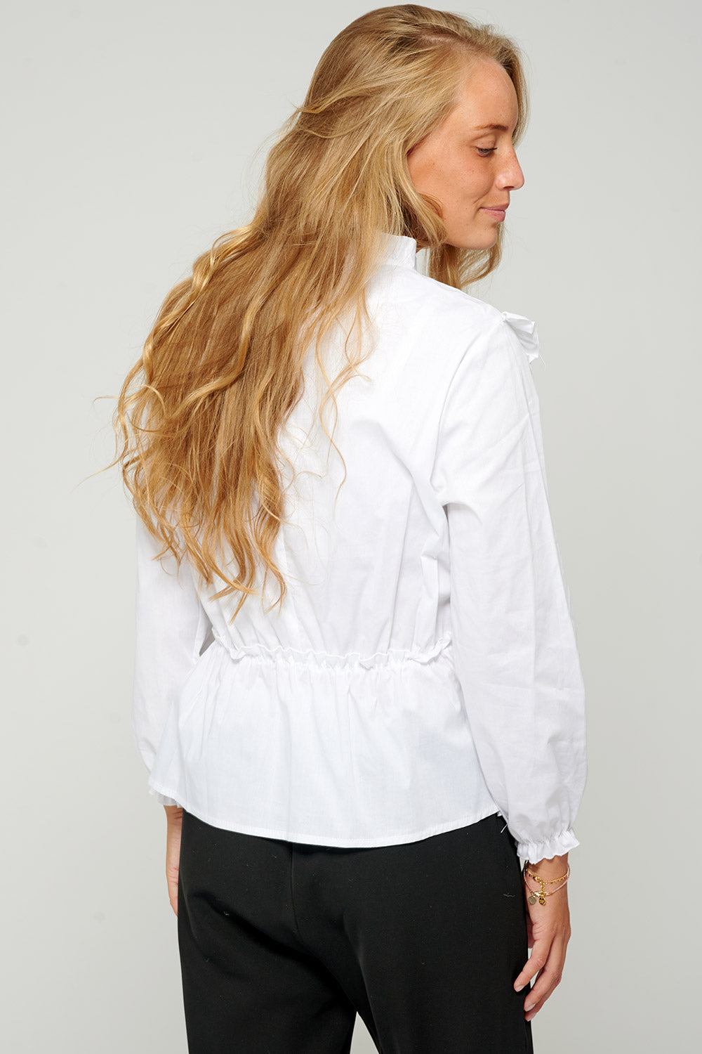 Rome Blouse Cotton Poplin White