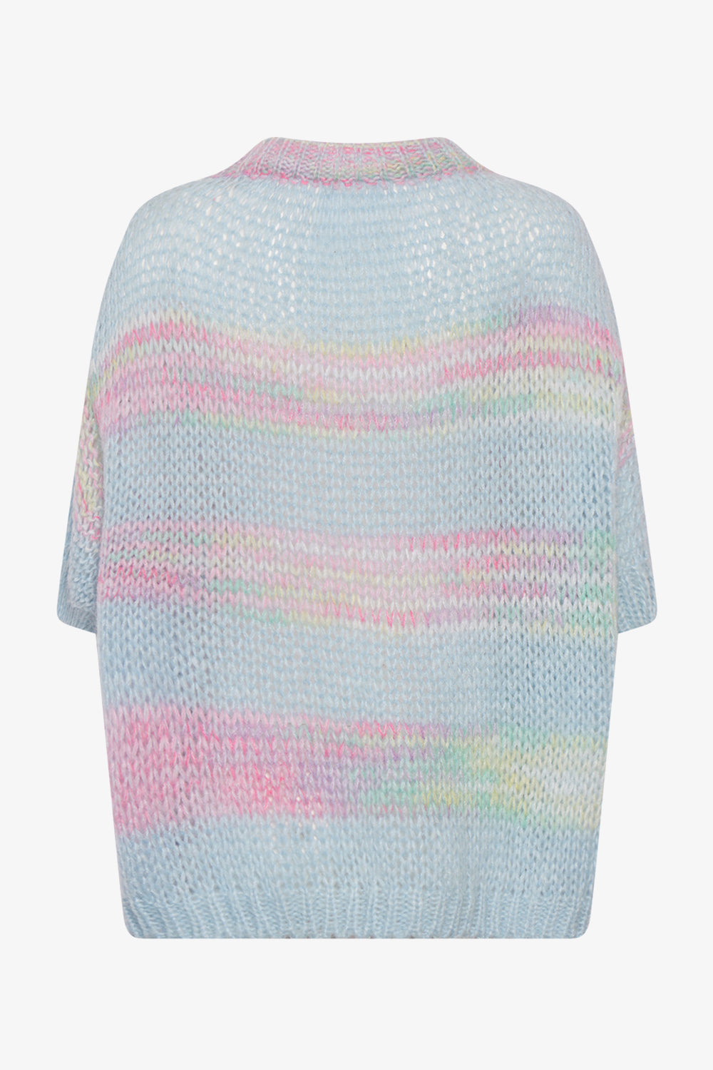 Noellas Shilo Knit Jumper Blue/pink rainbow.