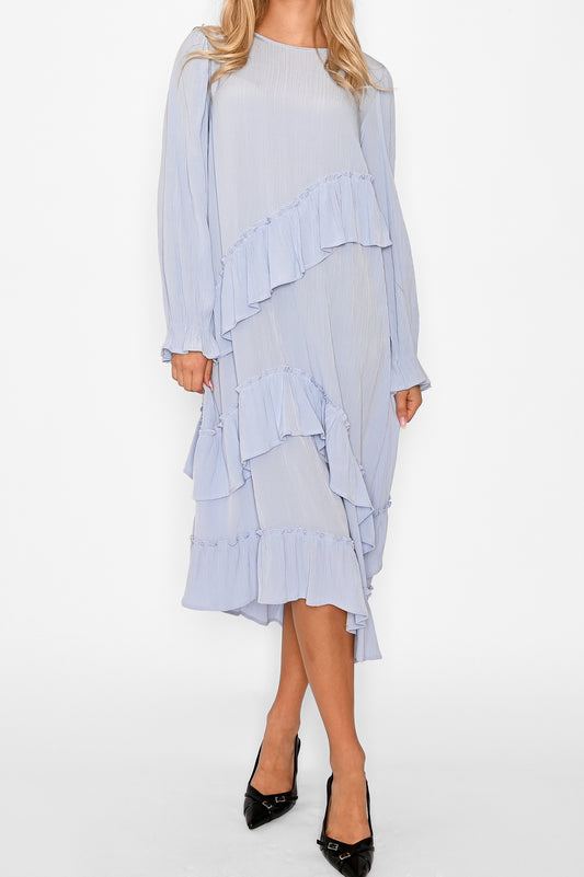 Sierra Frill Dress Light Blue