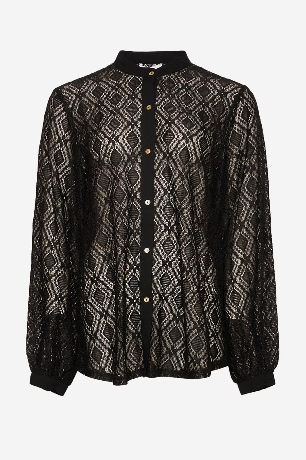 Noellas Texas Lace Shirt Black. Køb Skjorter hos www.noellafashion.dk