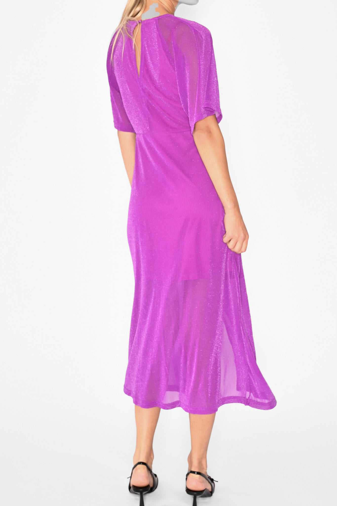 Vienna Midi Dress Lilac