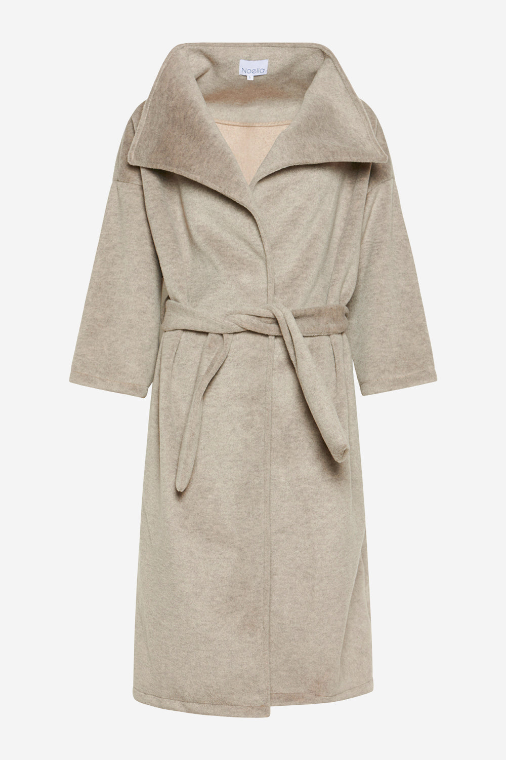 Nina Drape Coat Light Beige