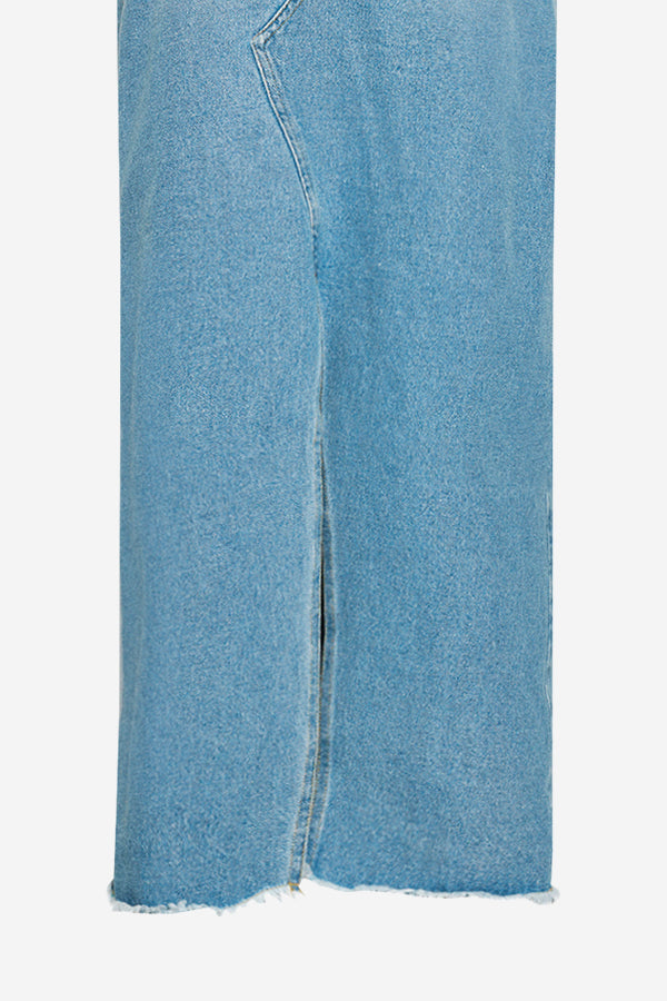 Rory Denim Skirt Light Blue Washed