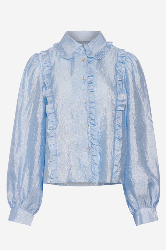 Noellas Amirah Light Blue. Køb Skjorter hos www.noellafashion.dk