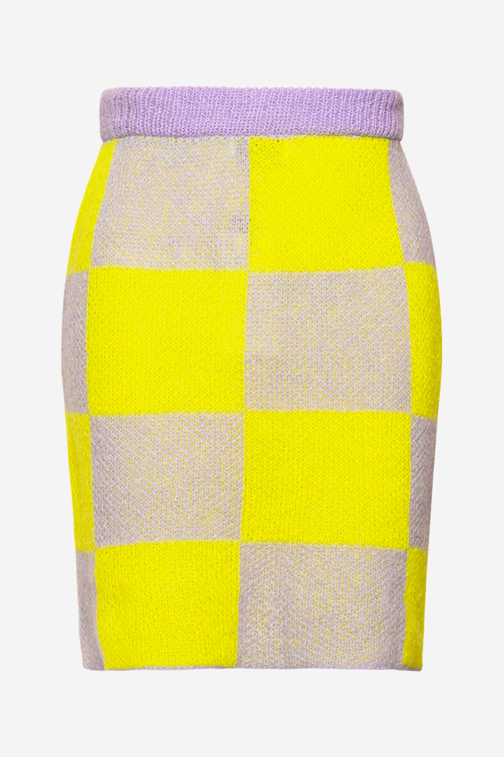 Noellas Kiana Knit Skirt Lilac/Yellow Mix. Køb Nederdele hos www.noellafashion.dk