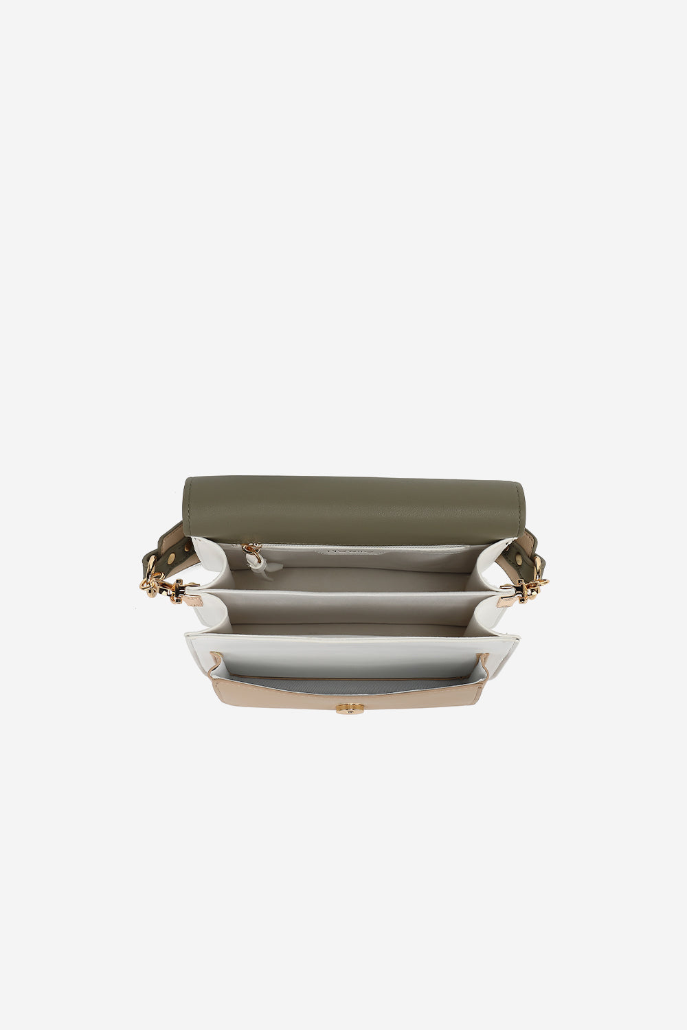 Blanca Bag Medium Army/White/Beige