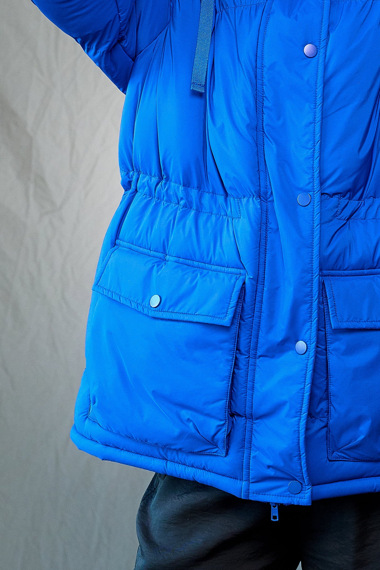 Nanna Puffer Jacket Cobalt Blue