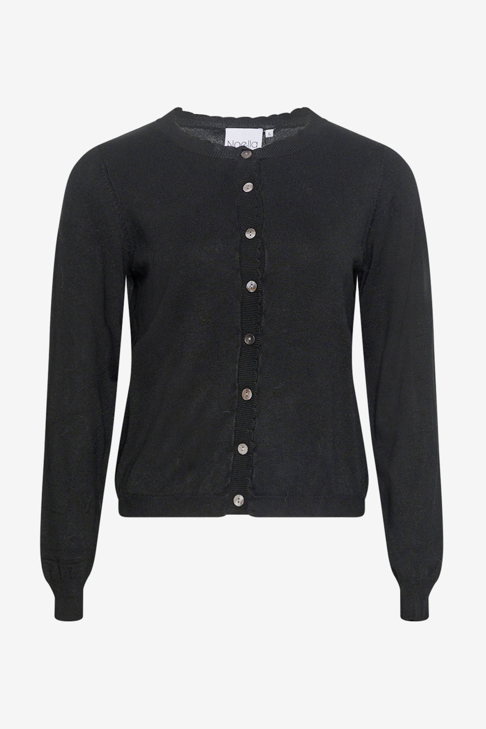 Noellas Ayla Knit Cardigan Black. Køb Cardigans hos www.noellafashion.dk