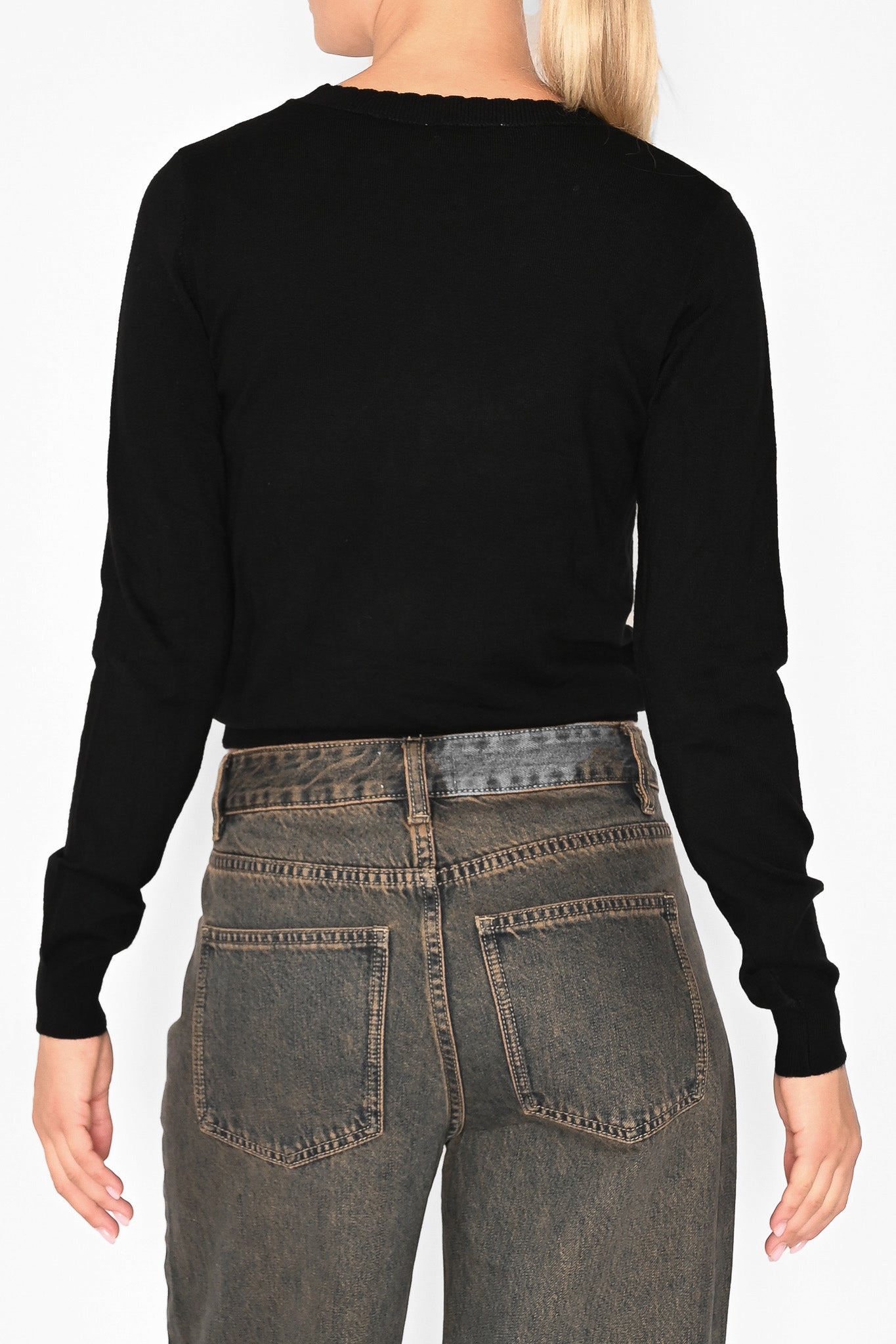 Ayla Knit Sweater Black