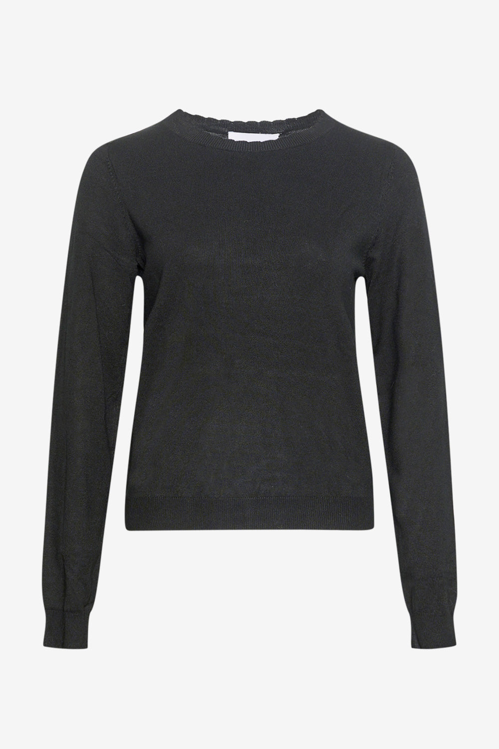 Noellas Ayla Knit Sweater Black. Køb Striktrøjer hos www.noellafashion.dk