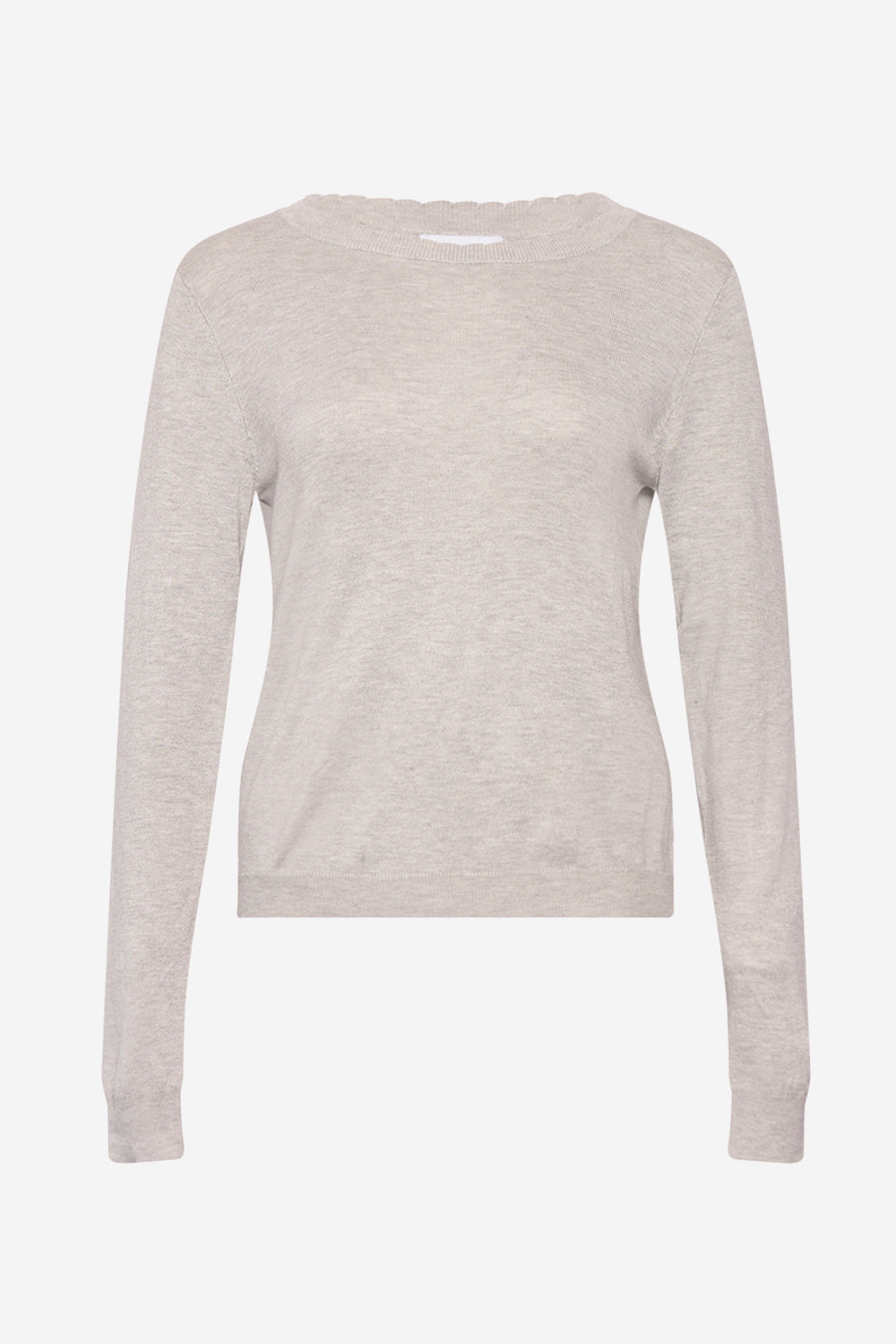 Noellas Ayla Knit Sweater Grey. Køb Cardigans hos www.noellafashion.dk