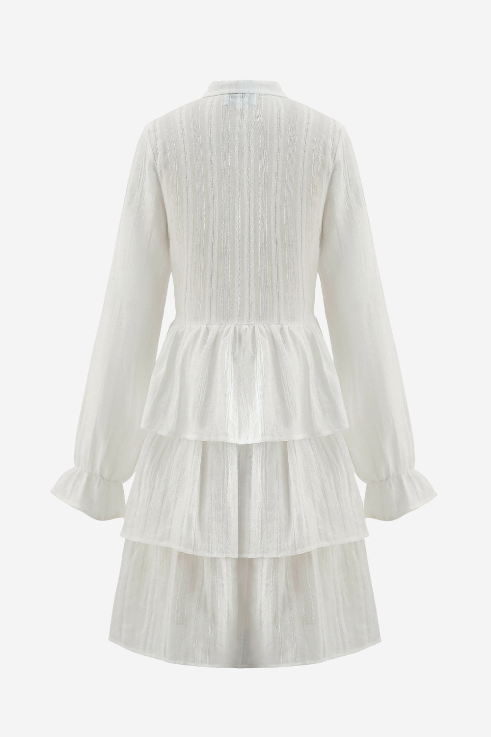 Baja Dress Cotton Broderie White