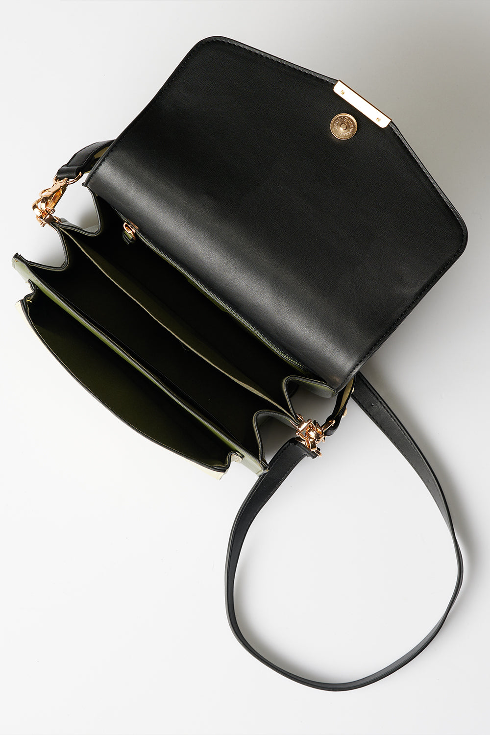 Blanca Bag Medium Black/Green/Cream