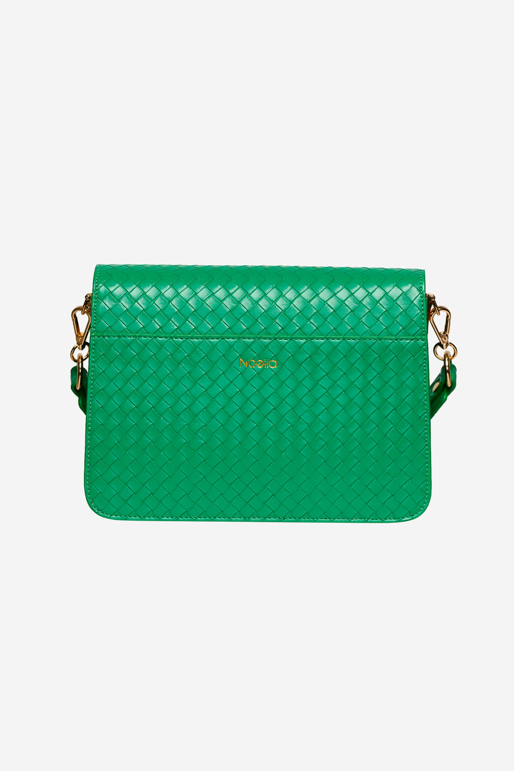 Blanca Braided Bag Bright Green