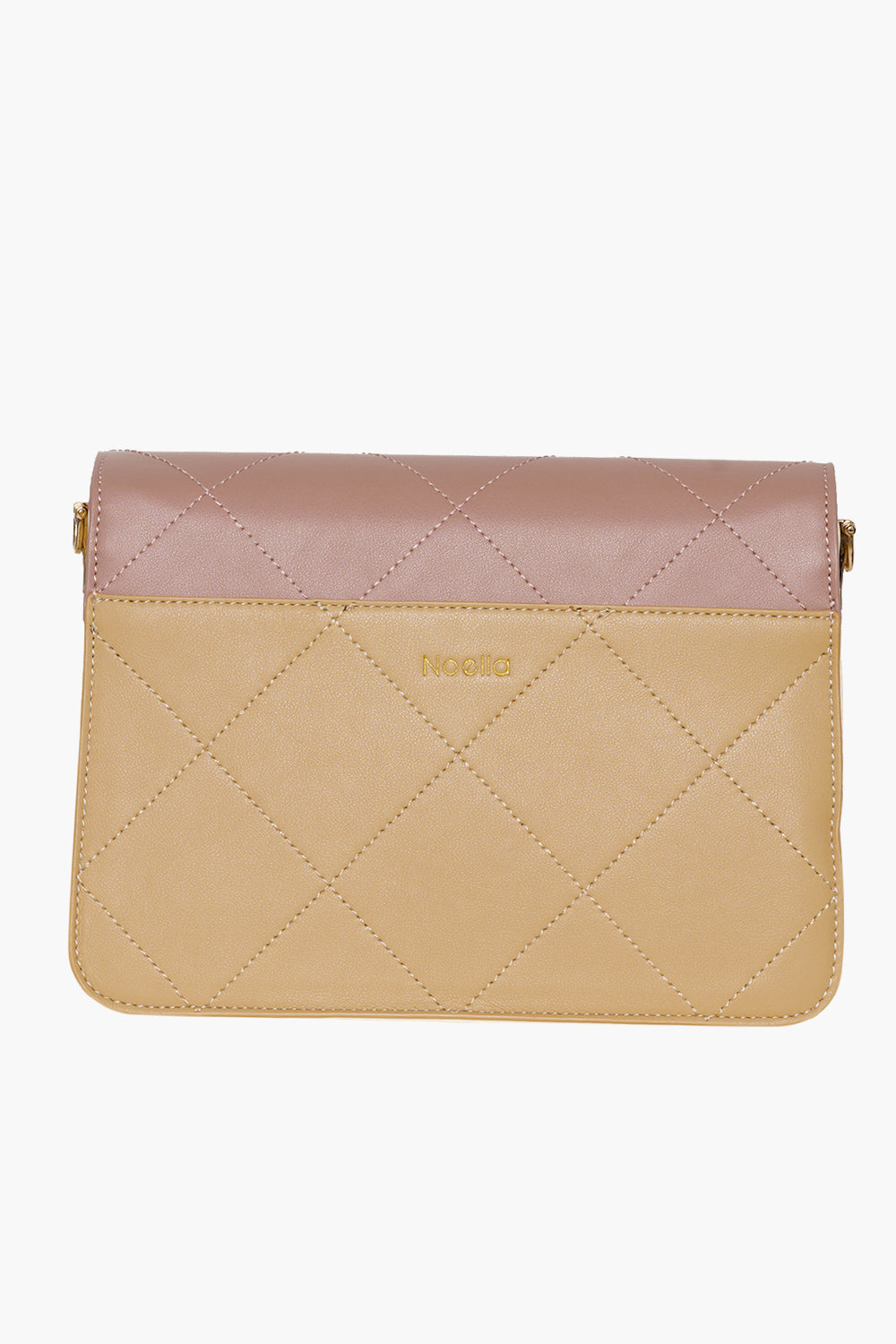 Blanca Multi Compartment Bag Blush/Camel/Plum Mix