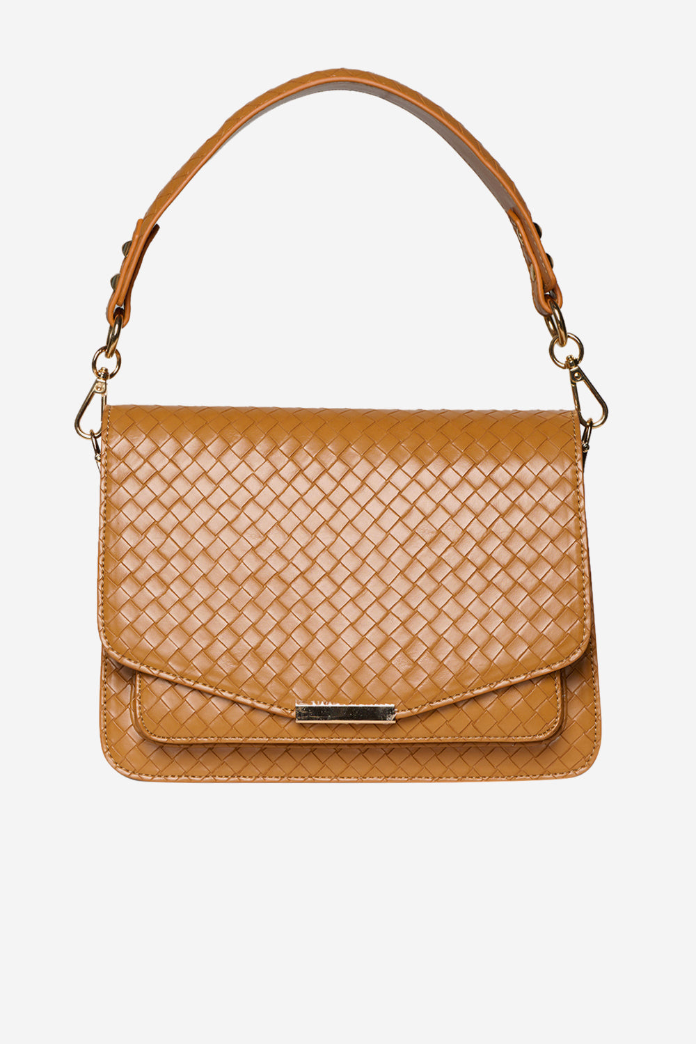 Blanca Braided Bag Camel