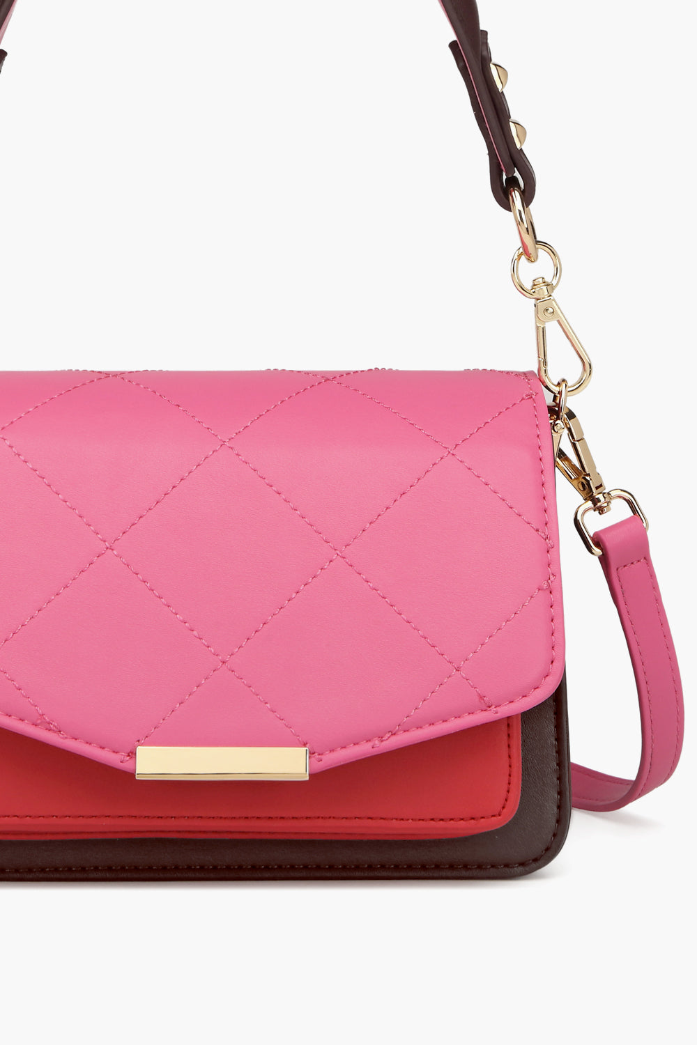 Blanca Bag Medium Fudge/Luscious Red/Pink