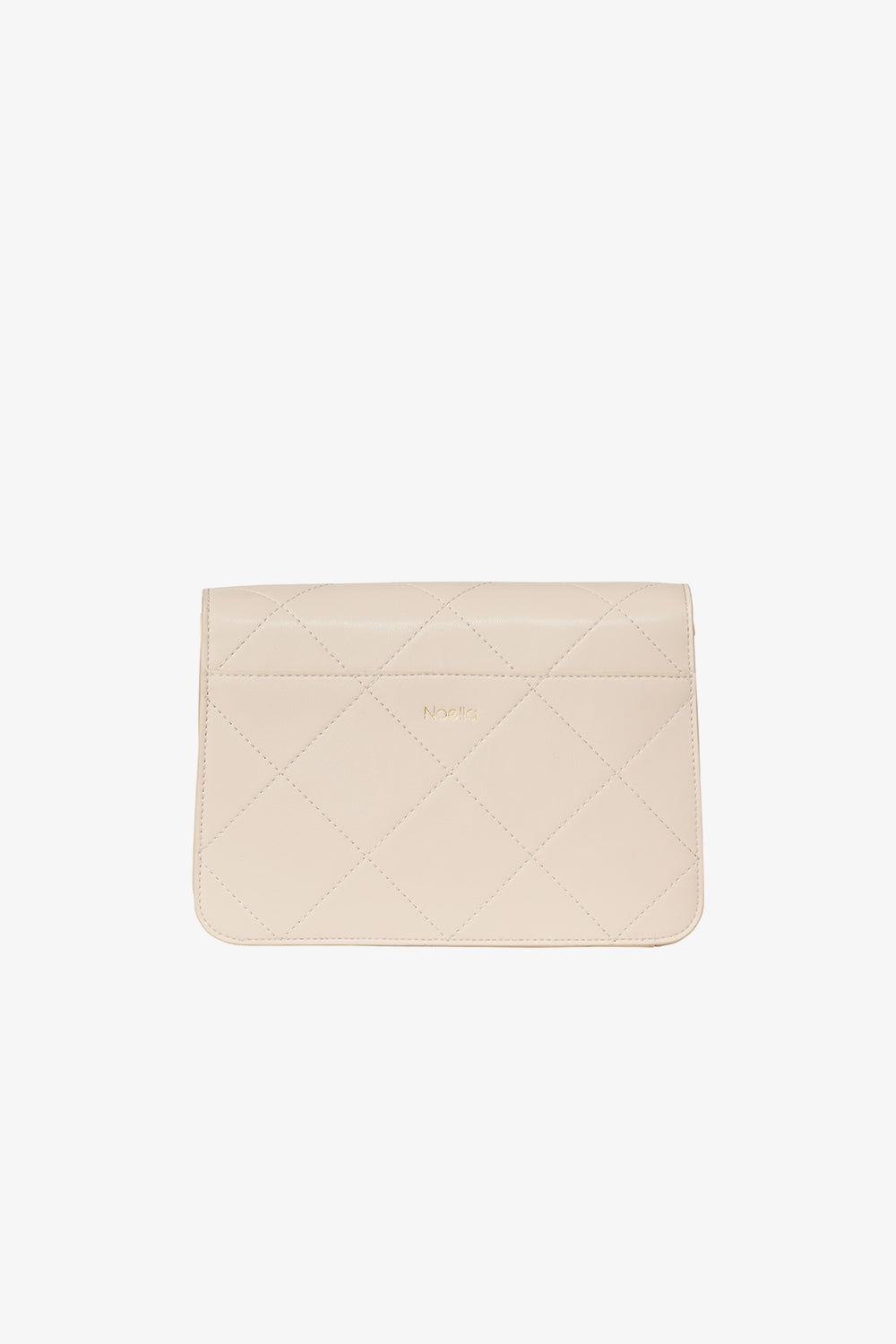 Blanca Multi Compartment Bag Nude Leather Look