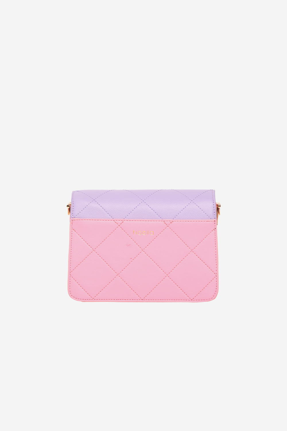 Blanca Multi Compartment Bag Light Pink/Light Blue/Purple