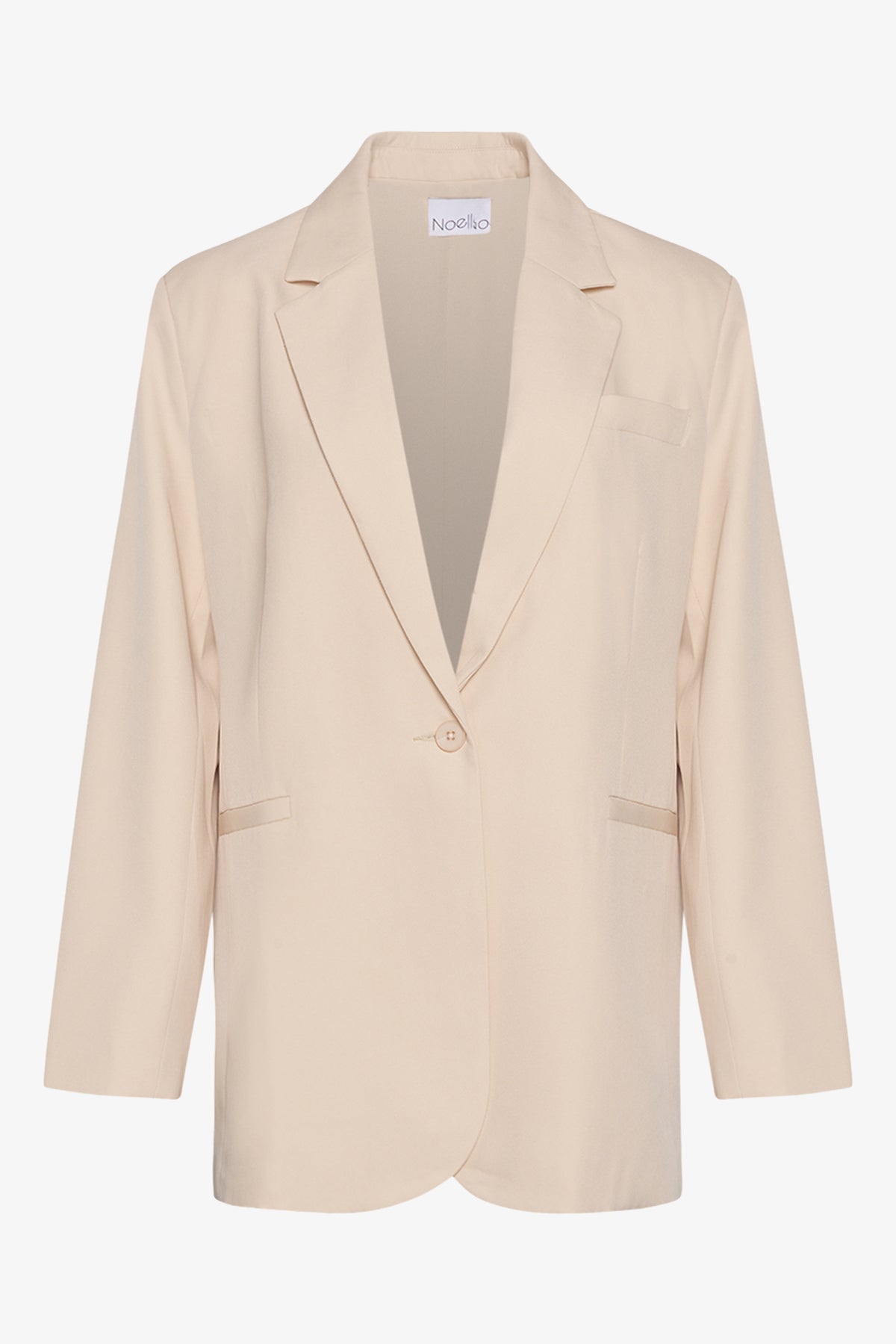 Noellas Bossy Blazer Sand. Køb Blazer hos www.noellafashion.dk